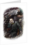 Portrait of french poet Charles Baudelaire surrounded by ghosts by Anonymous