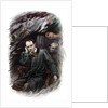 Portrait of french poet Charles Baudelaire surrounded by ghosts by Anonymous