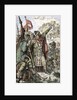 Attila shows to his soldiers the city of Aquileia before the destruction 452 by Anonymous