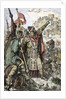 Attila shows to his soldiers the city of Aquileia before the destruction 452 by Anonymous