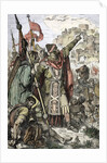 Attila shows to his soldiers the city of Aquileia before the destruction 452 by Anonymous