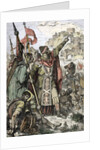 Attila shows to his soldiers the city of Aquileia before the destruction 452 by Anonymous