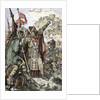 Attila shows to his soldiers the city of Aquileia before the destruction 452 by Anonymous