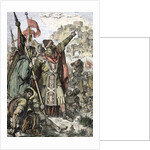 Attila shows to his soldiers the city of Aquileia before the destruction 452 by Anonymous
