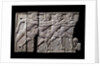 Ivory plaque with relief depicting athletes racing by Anonymous