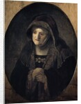 Portrait of the artist's mother by Anonymous
