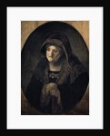 Portrait of the artist's mother by Anonymous