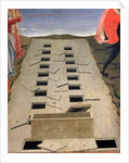 The Last Judgement, detail of the open tombs by Fra Angelico