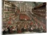 Celebration in Milan for the victory of Prince Eugene of Savoy by Anonymous