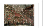 Celebration in Milan for the victory of Prince Eugene of Savoy by Anonymous