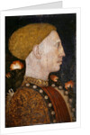 Portrait of Leonello d'Este by Pisanello