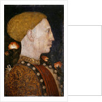 Portrait of Leonello d'Este by Pisanello