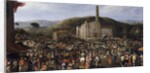 Cosimo II de Medicis visiting the Impruneta fair in San Luca by Anonymous