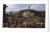 Cosimo II de Medicis visiting the Impruneta fair in San Luca by Anonymous