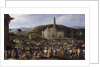 Cosimo II de Medicis visiting the Impruneta fair in San Luca by Anonymous