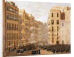 The Bourbons army reacts against the insurgencies in Naples, 1848 by Anonymous