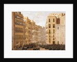 The Bourbons army reacts against the insurgencies in Naples, 1848 by Anonymous