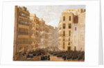 The Bourbons army reacts against the insurgencies in Naples, 1848 by Anonymous