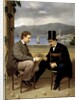 Two players of Morra (traditional italian game) by Pietro Barabino