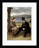 Two players of Morra (traditional italian game) by Pietro Barabino