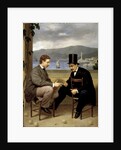 Two players of Morra (traditional italian game) by Pietro Barabino