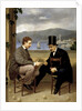 Two players of Morra (traditional italian game) by Pietro Barabino