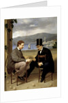 Two players of Morra (traditional italian game) by Pietro Barabino