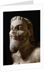 One of the three heads of the monster fighting against Herakles by Anonymous
