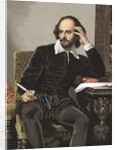 Portrait of the British playwright, William Shakespeare (1564-1616) by Anonymous