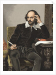 Portrait of the British playwright, William Shakespeare (1564-1616) by Anonymous