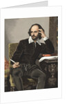 Portrait of the British playwright, William Shakespeare (1564-1616) by Anonymous