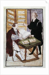 The German financier Jacob Fugger with his accountant Matthaus Schwarz by Anonymous