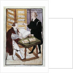 The German financier Jacob Fugger with his accountant Matthaus Schwarz by Anonymous