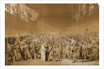 The Tennis Court Oath at Versailles, 1789 by Jacques Louis David