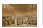 The Tennis Court Oath at Versailles, 1789 by Jacques Louis David