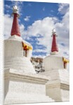 Stupa in the village near Thikse Monastery by Anonymous