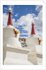Stupa in the village near Thikse Monastery by Anonymous