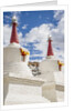 Stupa in the village near Thikse Monastery by Anonymous