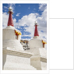 Stupa in the village near Thikse Monastery by Anonymous