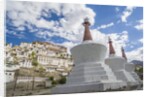 Stupa in the village near Thikse Monastery by Anonymous