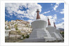 Stupa in the village near Thikse Monastery by Anonymous