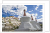 Stupa in the village near Thikse Monastery by Anonymous