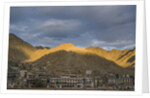 Mountain around the town by Anonymous