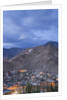 View of the town from a small hill near main bazaar by Anonymous