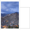 View of the town from a small hill near main bazaar by Anonymous