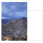 View of the town from a small hill near main bazaar by Anonymous