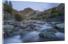 Diskit Monastery, the stream near the village by Anonymous