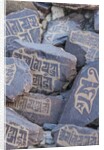 Prayer stones at Hundar Monastery by Anonymous