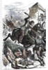 KIng of France fighting the robber knights on the royal domain, 1111 by Anonymous