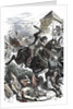 KIng of France fighting the robber knights on the royal domain, 1111 by Anonymous